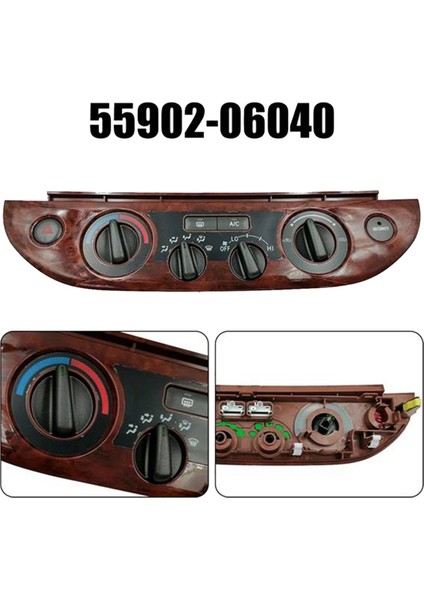 Toyota Camry 2002-2006 Için Araba Klima Isıtıcı Iklim Kontrol Sıcaklık Anahtarı Paneli 55902-06040 Klima Çerçeve Ünitesi (Yurt Dışından) modelleri