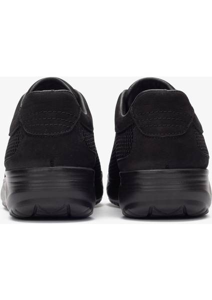 Hakiki Deri-Triko Erkek Günlük Yürüyüş Ayakkabısı - 2170 Nt-Siyah KK064 modelleri