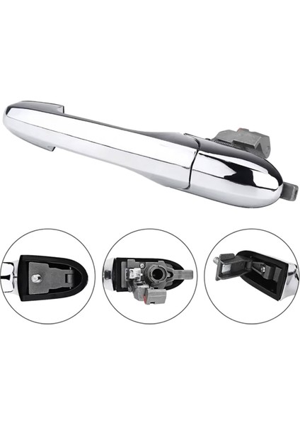 Fiat 500 2007-2020 735592026 735592012 Rhd Için Sol ve Sağ Taraf Krom Dış Kapı Kolu (Yurt Dışından) fırsatları