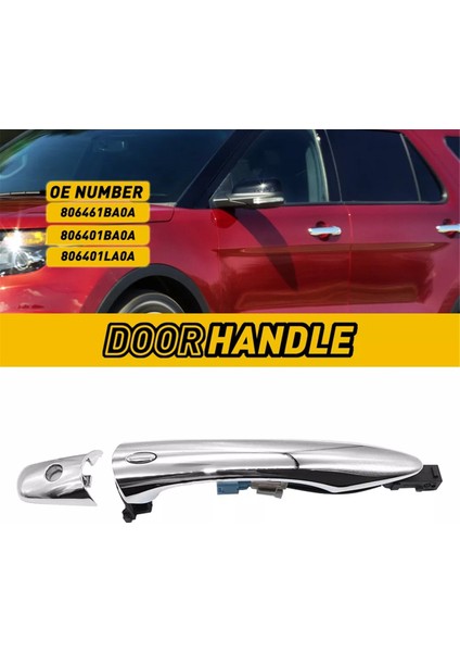 Krom Dış Kapı Kolu Düğmesi Ön Sürücü Sol Tarafı Infiniti QX50 QX60 70 QX80 M37 80646-1BA0A 806401BA0A (Yurt Dışından) modelleri