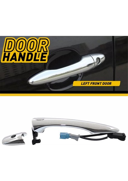 Krom Dış Kapı Kolu Düğmesi Ön Sürücü Sol Tarafı Infiniti QX50 QX60 70 QX80 M37 80646-1BA0A 806401BA0A (Yurt Dışından) fırsatları