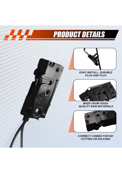 Araba Kaput Mandalı Aktüatörü 32226108 Sol Taraf Volvo XC90 XC60 V90 Cross Country S90L Için (Yurt Dışından) fırsatları