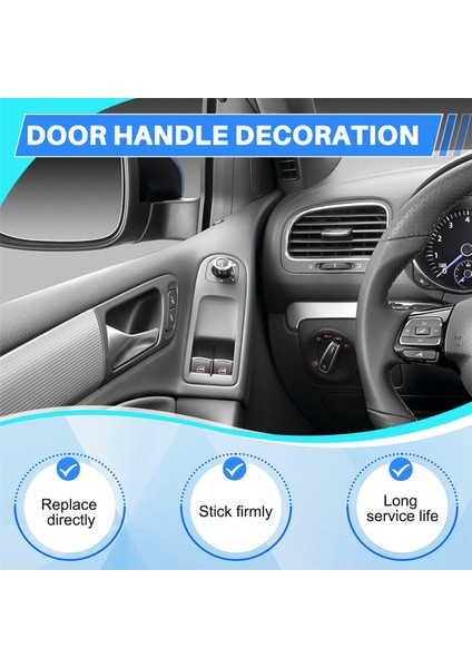 Araba Iç Kapı Çekme Kolu Trim Kapağı Iç Aksesuarları 5K4868039A Vw Golf 6 Mk6 2009-2013 Sol (Yurt Dışından) fiyatları