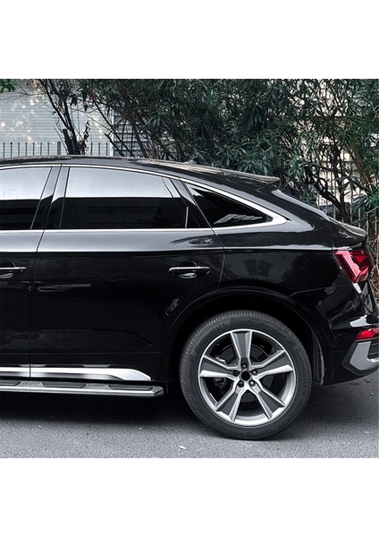 Araba Arka Üçgen Pencere Panjurları Panjurlar Perdeler Kapak Trimi Audi Q5 Fy Coupe 2018-2024 Parlak Siyah (Yurt Dışından) modelleri