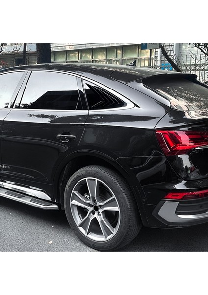 Araba Arka Üçgen Pencere Panjurları Panjurlar Perdeler Kapak Trimi Audi Q5 Fy Coupe 2018-2024 Parlak Siyah (Yurt Dışından) indirimleri