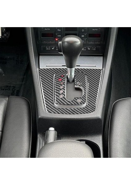 Audi A4 S4 B7 2005-2008 Karbon Fiber Orta Konsol Vites Kolu Paneli Kapağı Döşeme Iç Aksesuarlar Lhd (Yurt Dışından) indirimleri