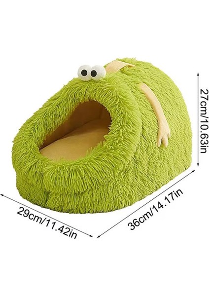 Kedi Mağarası Yatağı Evcil Hayvan Evi Rahat Yavru Kedi Şezlong Uyku Yastığı Sonbahar Kış Sıcak Köpek Sepeti Çadır Iç Mekan Kedileri Için Malzemeler (Yurt Dışından) fiyatları