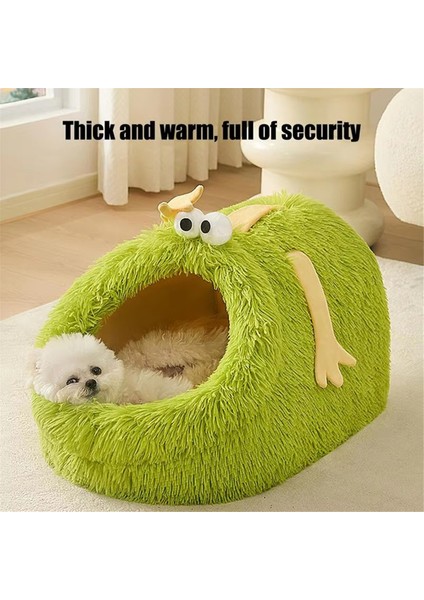 Kedi Mağarası Yatağı Evcil Hayvan Evi Rahat Yavru Kedi Şezlong Uyku Yastığı Sonbahar Kış Sıcak Köpek Sepeti Çadır Iç Mekan Kedileri Için Malzemeler (Yurt Dışından) fırsatları