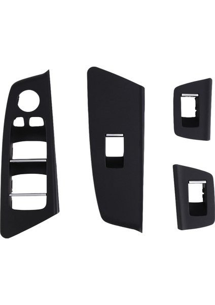 Bmw 5 Serisi M5 G30 G31 G38 F90 2017-2020 525 528 530 540 Rhd Siyah Için Araba Iç Kapı Cam Anahtarı Kapağı (Yurt Dışından)