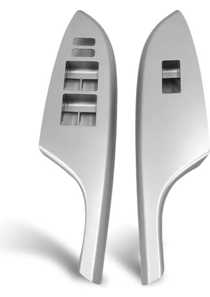 4 Adet Araba Gümüş Cam Anahtarı Kapağı Çerçeve Döşeme 74232-02630 74231-02620 Toyota Corolla 2007-2013 Kol Dayanağı Üst Paneli (Yurt Dışından) fırsatları