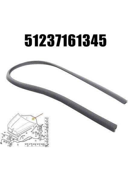 Bmw X5 X6 E70 E71 E72 Için Araba Motor Kaputu Sızdırmazlık Contası 51237161345 Kauçuk Conta Şeridi Koruma Aksesuarları (Yurt Dışından) modelleri
