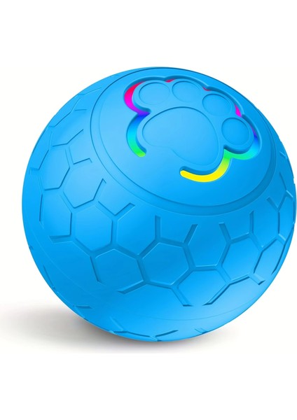 Etkileşimli LED Evcil Hayvan Topu - Otomatik Zıplama, Yuvarlanma Hareketleri ve Renkli Rgb Işıkları Olan Akıllı Şarj Edilebilir Oyuncak B (Yurt Dışından)