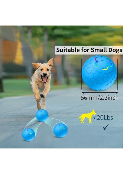 Etkileşimli LED Evcil Hayvan Topu - Otomatik Zıplama, Yuvarlanma Hareketleri ve Renkli Rgb Işıkları Olan Akıllı Şarj Edilebilir Oyuncak B (Yurt Dışından) fiyatları