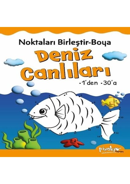 Noktaları Birleştir-Boya Deniz Canlıları-1’den 30’a
