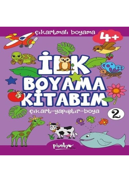 Çıkartmalı Ilk Boyama Kitabım 4+ Yaş-2