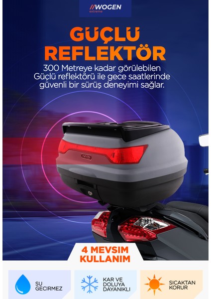 WG41 Arka Çanta 41 L Sırt Dayamalı Premium (Nardo Gri) fırsatları