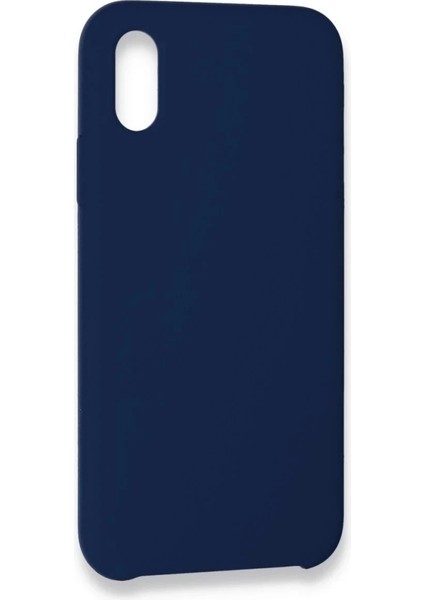 iPhone Xs Max Kılıf Lansman Legant Silikon - Lacivert modelleri