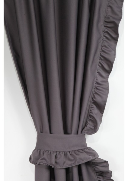 Poli Perde Çift Kanat Dikey Fırfırlı indirimleri