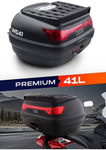 WG41 Arka Çanta 41 L Sırt Dayamalı Premium (Siyah)