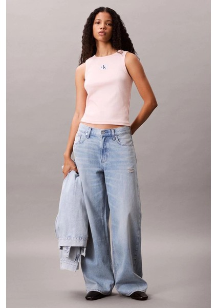 Kadın Etiketli Pamuklu Fitilli Pembe Bluz LV047C201G-VI7 modelleri