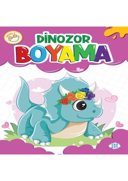 Neşeli Dinozor Boyama