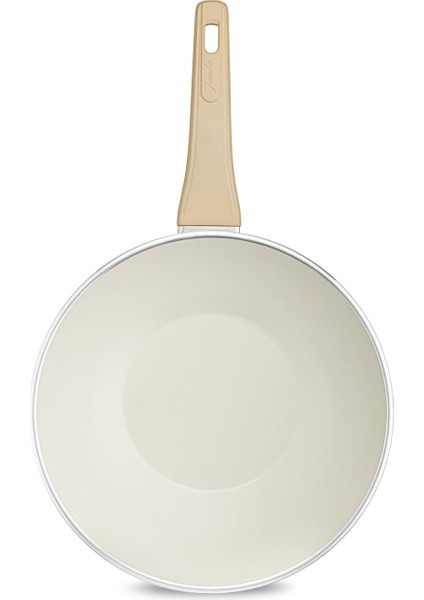 Swiss Crystal Dark Cream Wok Tava 28 cm fiyatları