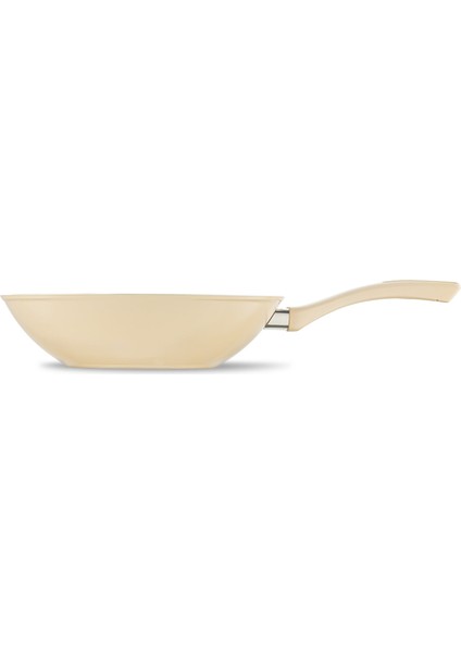 Swiss Crystal Dark Cream Wok Tava 28 cm modelleri