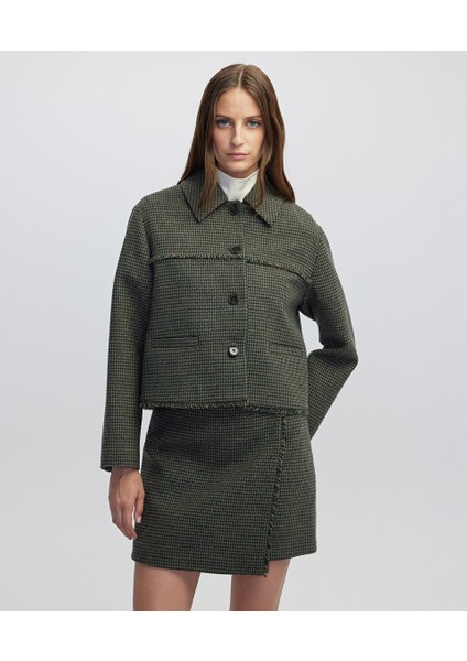 Kazayağı Desen Ceket IW6250005062022 fiyatları