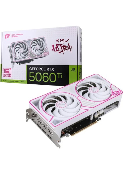 Igame Geforce Rtx 5060TI Ultra W Duo Oc Gddr7 128BIT (Oc 16GB-V) Gaming (Oyuncu) Ekran Kartı
