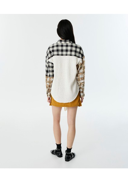 Dokulu Kumaş Mıx Gömlek TW6250025045018 fırsatları