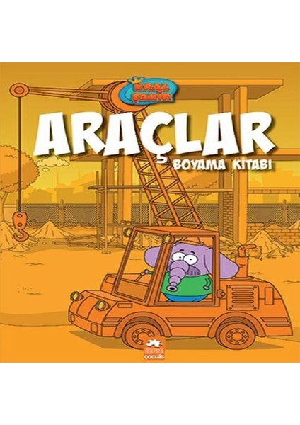 Kral Şakir Araçlar Boyama Kitabı