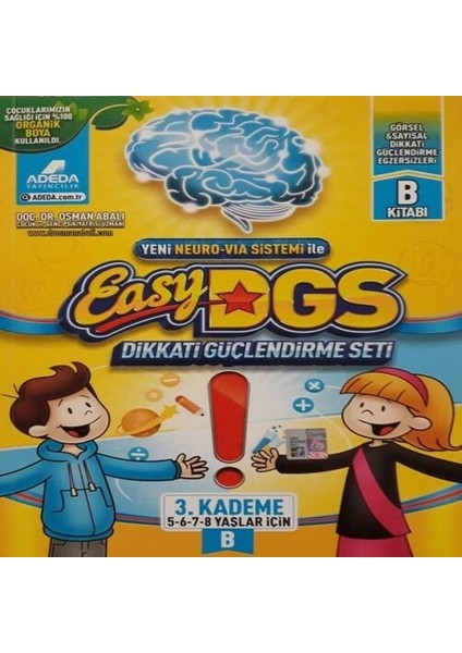 Easy Dikkati Güçlendirme Seti 5-8 Yaş B Çığı