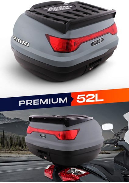 WG52 Arka Çanta 52 L Sırt Dayamalı Premium (Nardo Gri)