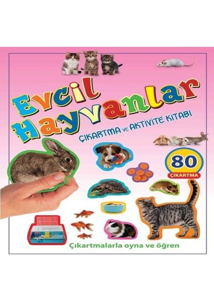 Evcil Hayvanlar - Çıkartma ve Aktivite Kitabı