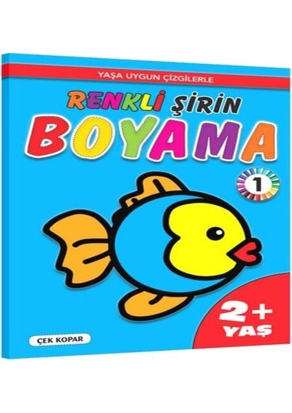 Renkli Şirin Boyama -1 (2+Yaş)