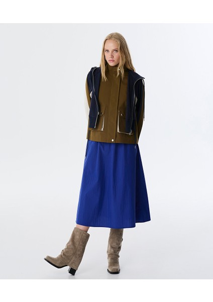 Çift Parça Görünüm Colorblock Mont TW6250012067022 fiyatları