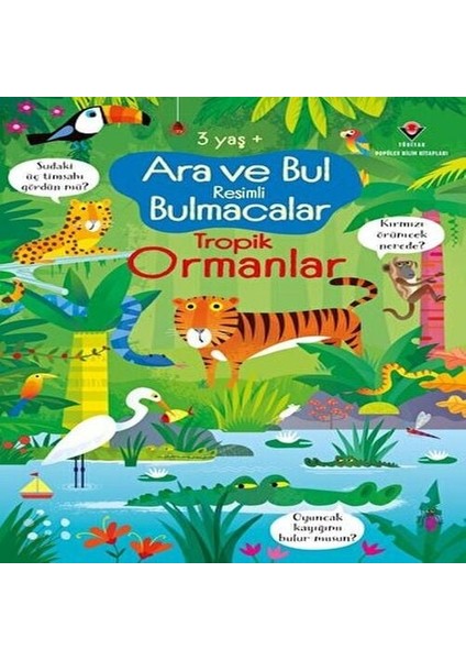 Ara ve Bul Li Bulmacalar Tropik Ormanlar