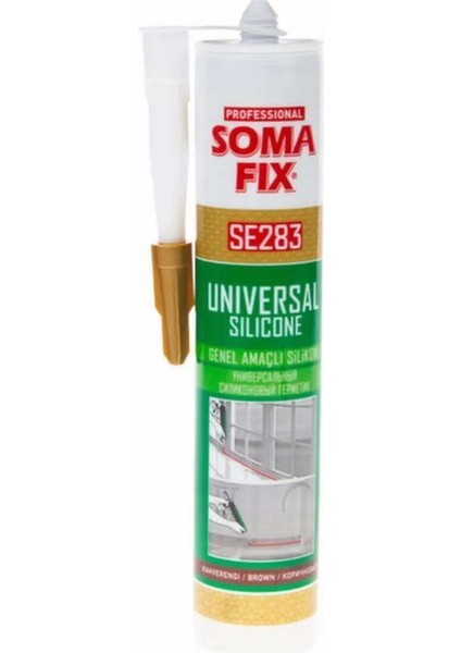 Somafix SE283 Genel Amaçlı Silikon Kahverengi 280GR