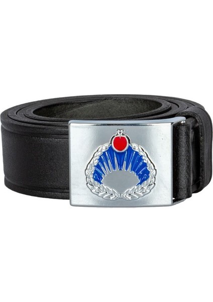 Deri Zabıta Kemeri Siyah K-1835