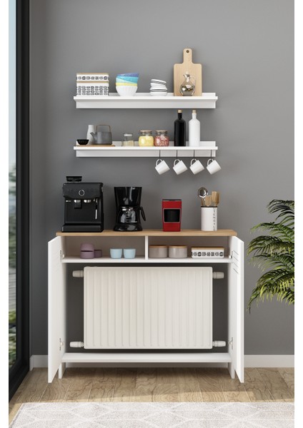 Vega Kahve Köşesi 110 cm ( 90 cm ve 104 cm Petekler Için ) Petek Üstü Çok Amaçlı fırsatları