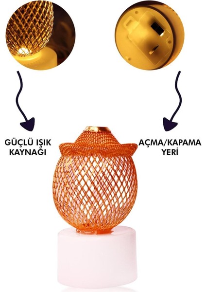 Mini Metal LED Işık, Çok Renkli, Şık ve Enerjik Dekorasyon Parçası modelleri