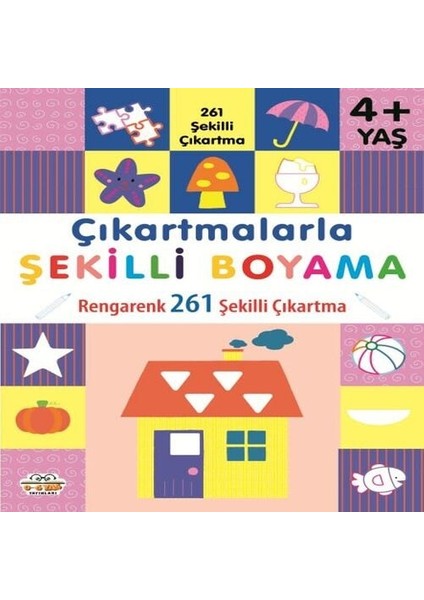 Çıkartmalarla Şekilli Boyama 4 Yaş Üstü
