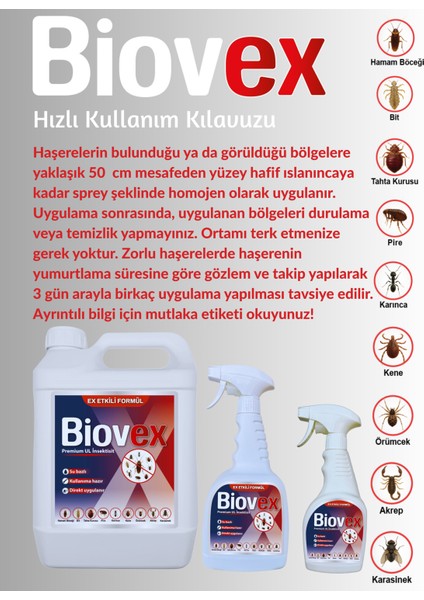Premium Ul Haşere Ilacı Hamam Böceği, Tahta Kurusu, Karınca, Kene, Karasinek, Akrep, Bit, Pire, Örümcek 500 ml indirimleri