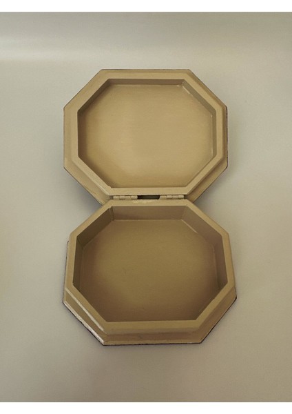 Çok Renkli El Yapımı Takı Saklama Kutusu, Şık ve Natural Tasarım