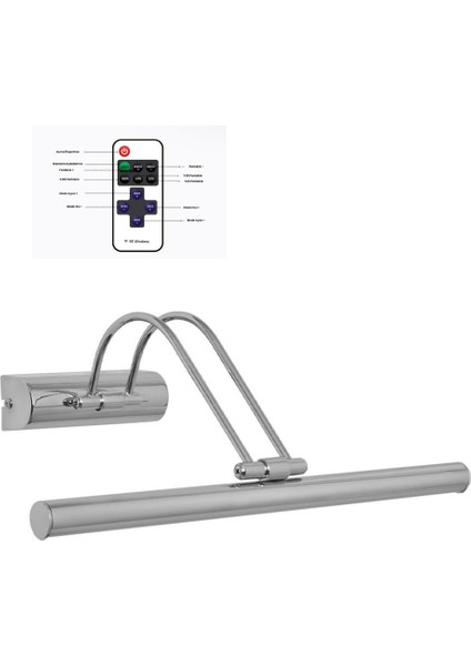 50CM Kumandalı ve Dim Edilebilir Ayna Üstü ve Tablo Aplik