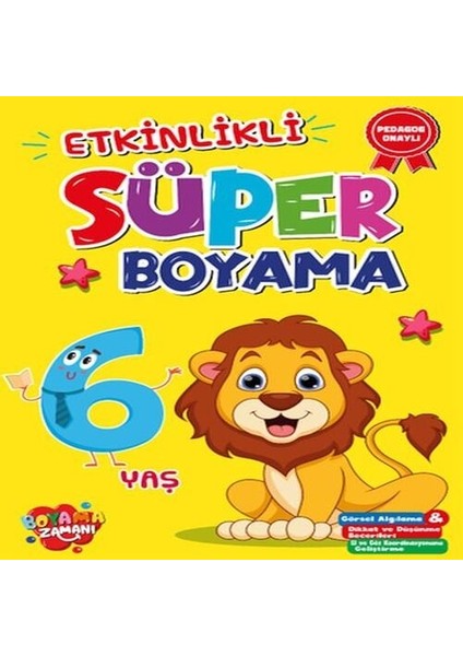 Etkinlikli Süper Boyama 6 Yaş