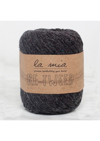 Re-Tweed Füme Melanj El Örgü Ipi - L153 - 34416