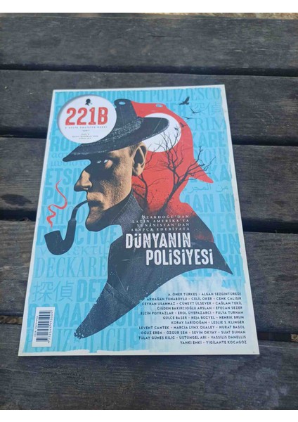 221B Polisiye ve Bilim Sayi 3 Mayis Haziran 2016 96 Sayfa Buyuk Ebat Renkli Kuse Kagit Cok Temiz Kondisyonda