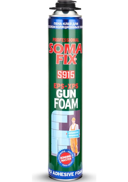 Somafix S915 Tabancalı Poliüretan Mantolama Köpüğü 750ML 940GR