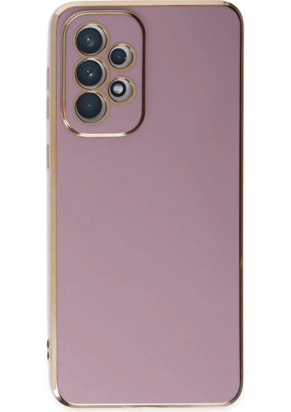 Samsung Galaxy A73 5g Kılıf Volet Silikon - Mor